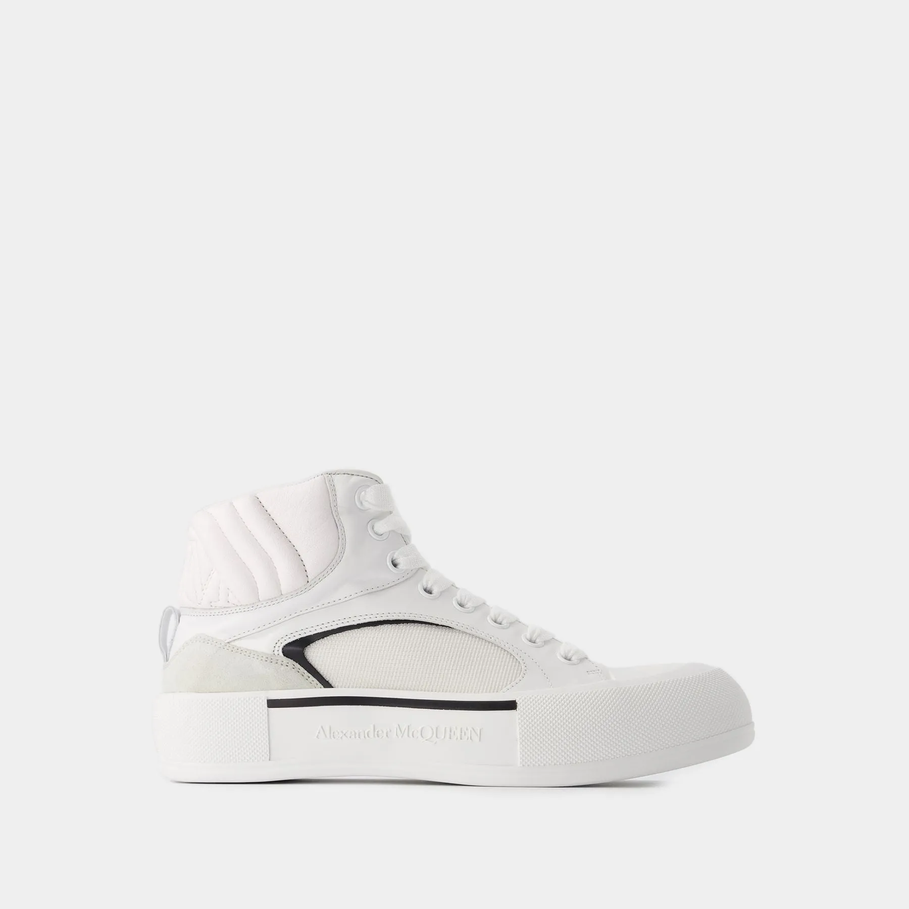 Alexander McQueen  Oversized Sneakers - Alexander McQueen - Leather - White/Black