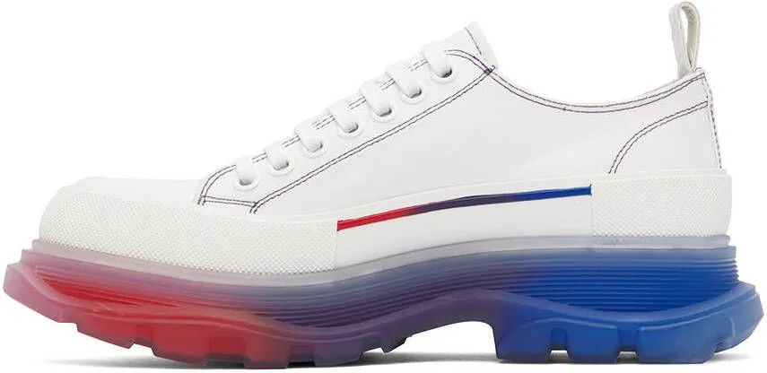 Alexander McQueen White Tread Slick Sneakers