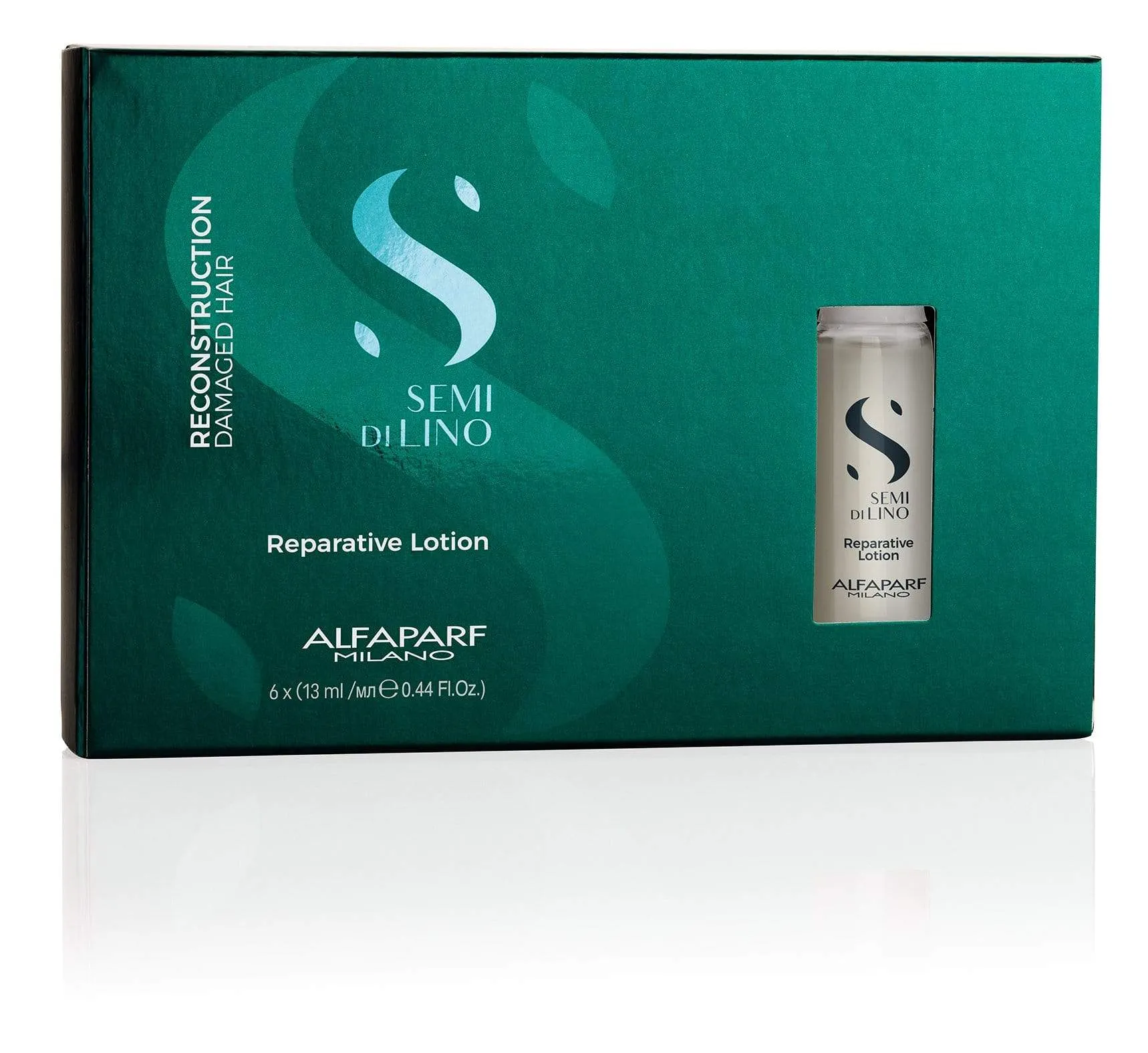 AlfaParf Semi Di Lino Reconstruction Reparative Lotion (For Damaged Hair) 6x13ml