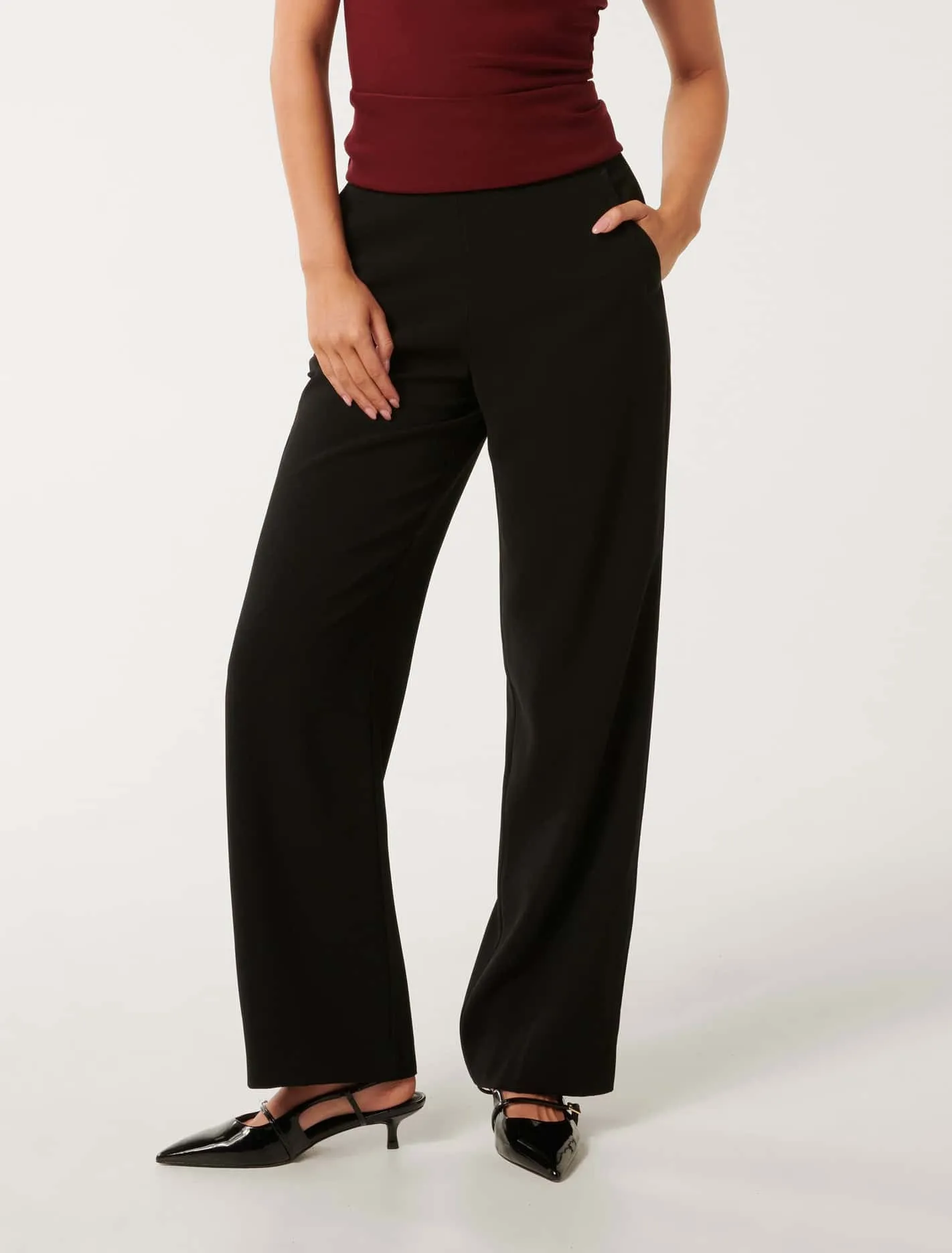 Allegra Wide-Leg Pants