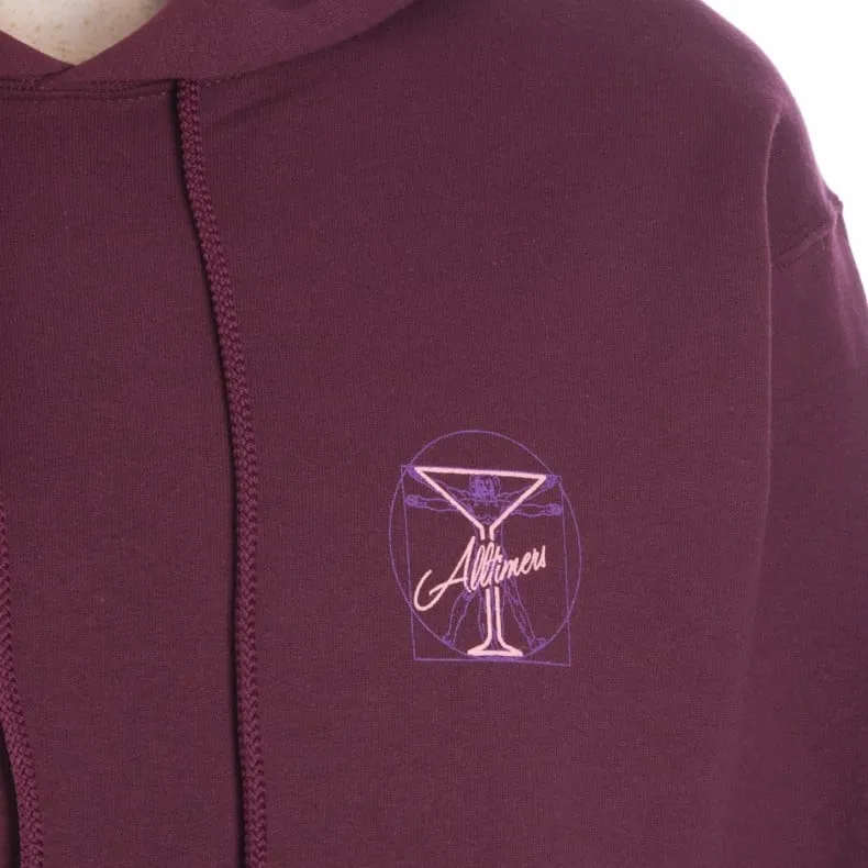 Alltimers Beginning Pullover Hooded Sweatshirt (Burgundy)