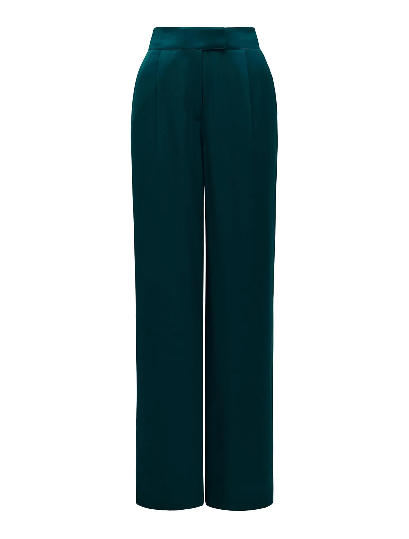 Alora Satin Wide-Leg Pants