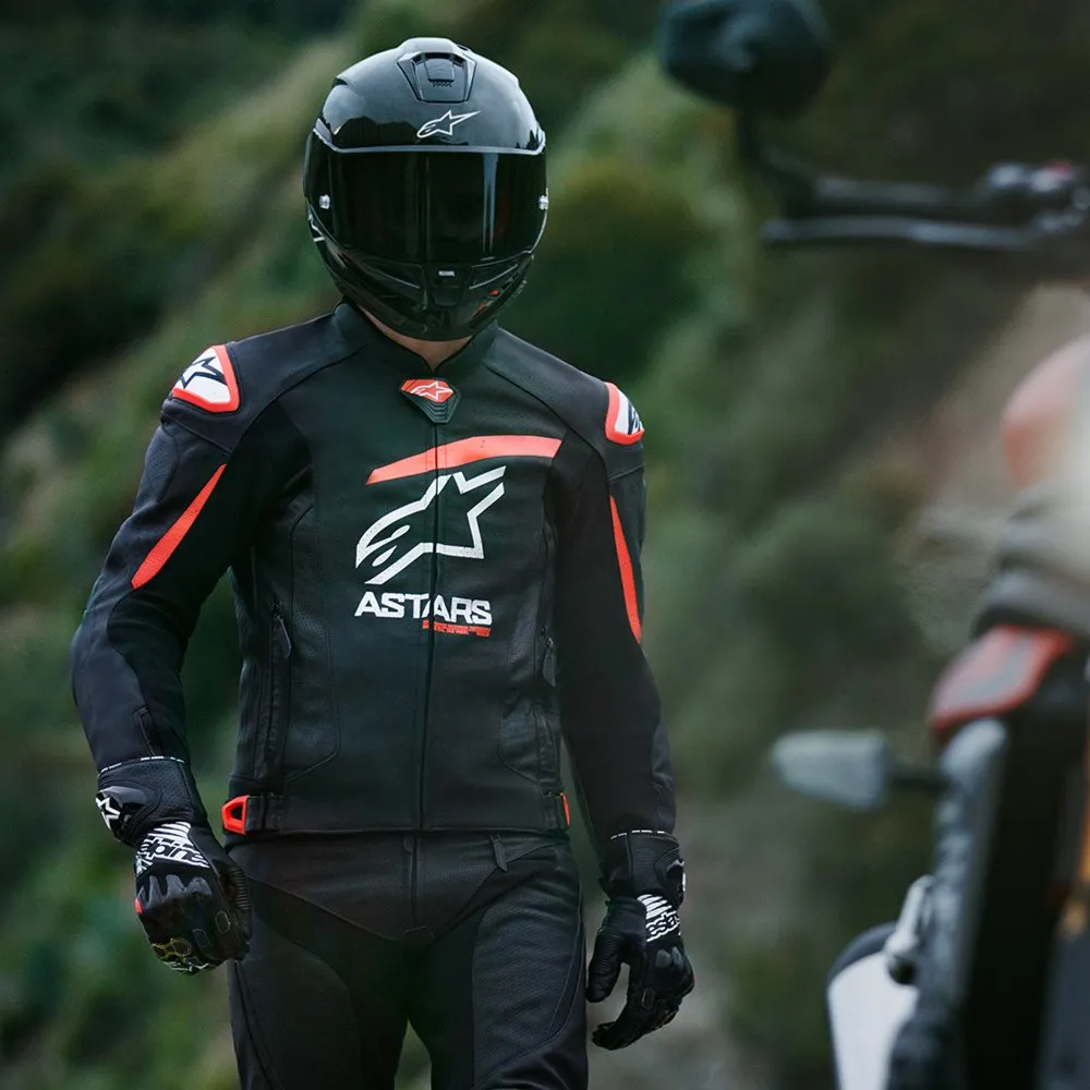 Alpinestars GP Plus R v4 Airflow Leather Jacket - Black/Red/White