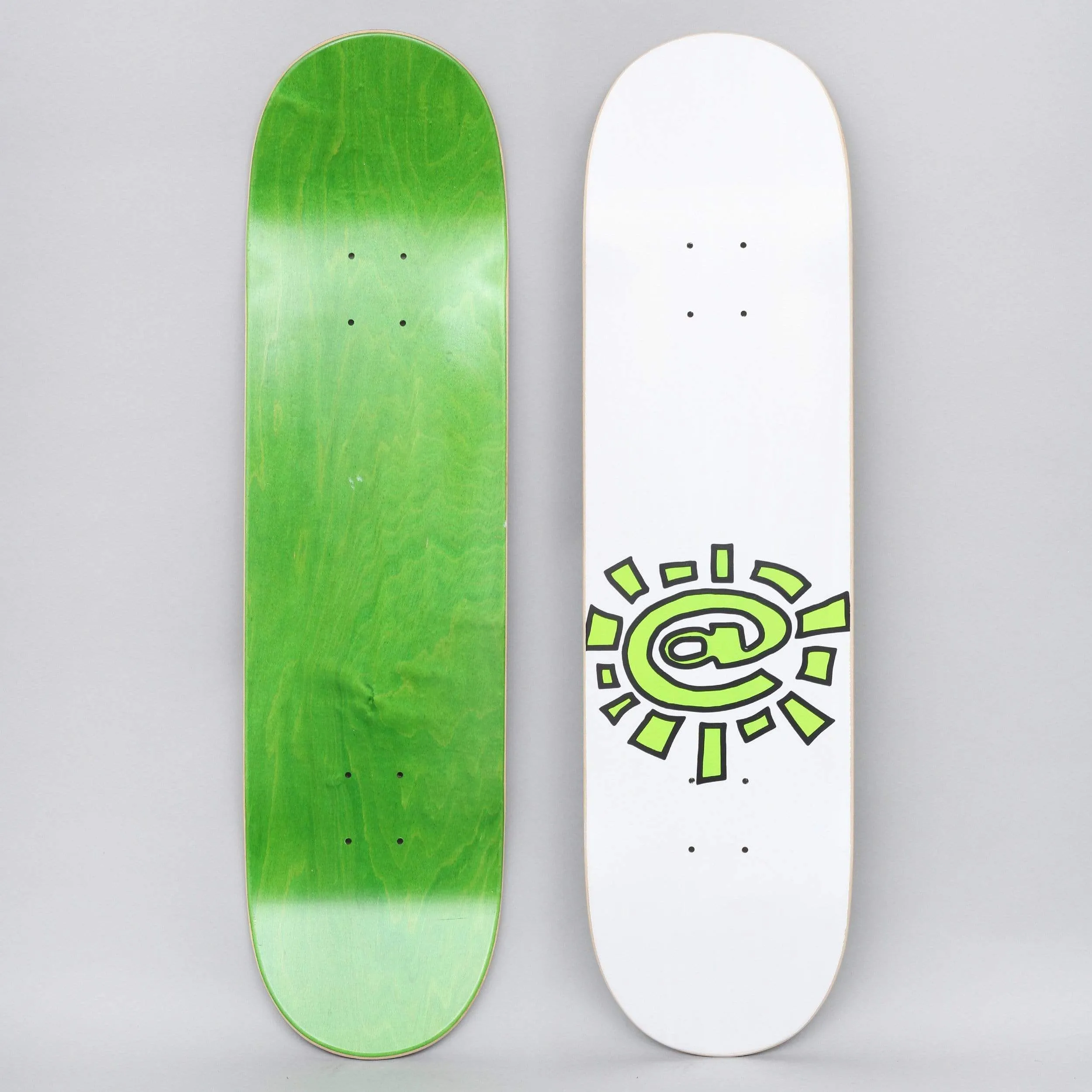 Always 8.25 @Sun Skateboard Deck White