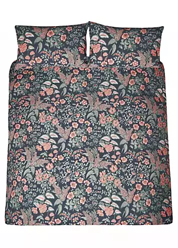 Amanda Holden Navy Cotswold Floral 180 Thread Count Duvet Cover Set | Kaleidoscope