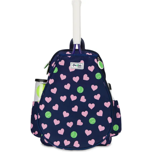 Ame & Lulu Hearts Little Love Tennis Backpack