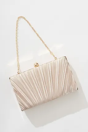 Amina Clutch Bag In Gold