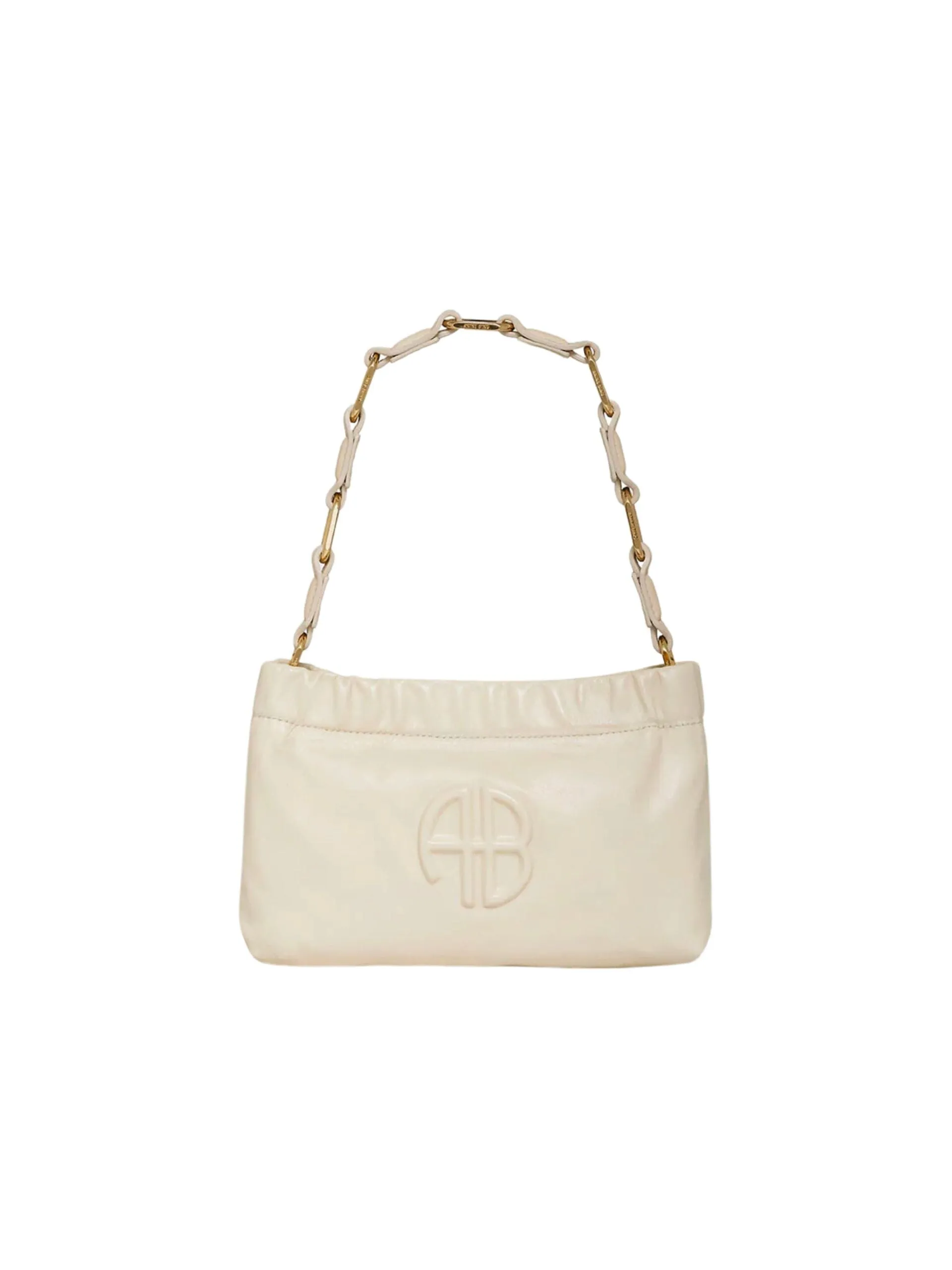 Anine Bing   Small Kate Shoulder Bag / Ivory