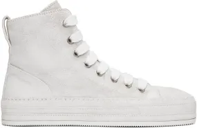 Ann Demeulemeester White Raven Sneakers