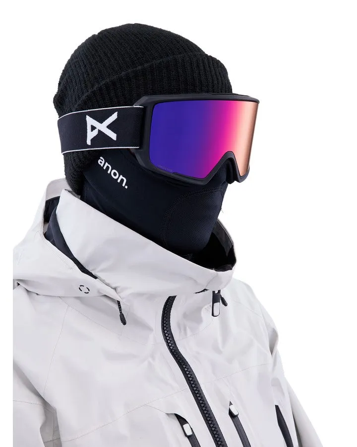 Anon M3 Snow Goggles + Bonus Lens + Mfi® Face Mask - Black/Perceive Su