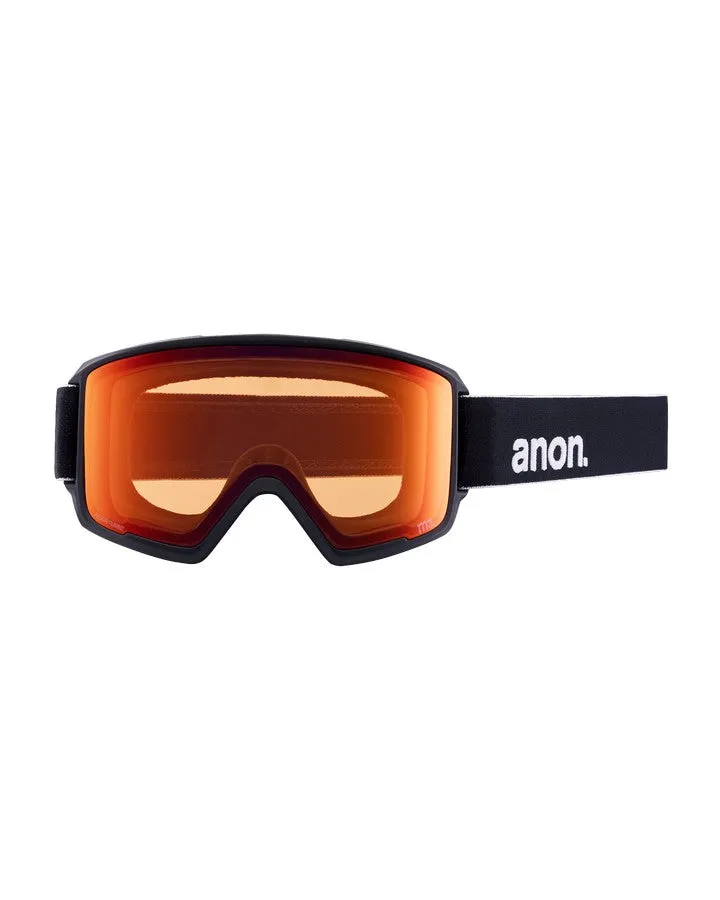 Anon M3 Snow Goggles + Bonus Lens + Mfi® Face Mask - Black/Perceive Su