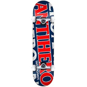 Anti Hero Blackhero Xl Factory Complete Skateboard Blue 8.25