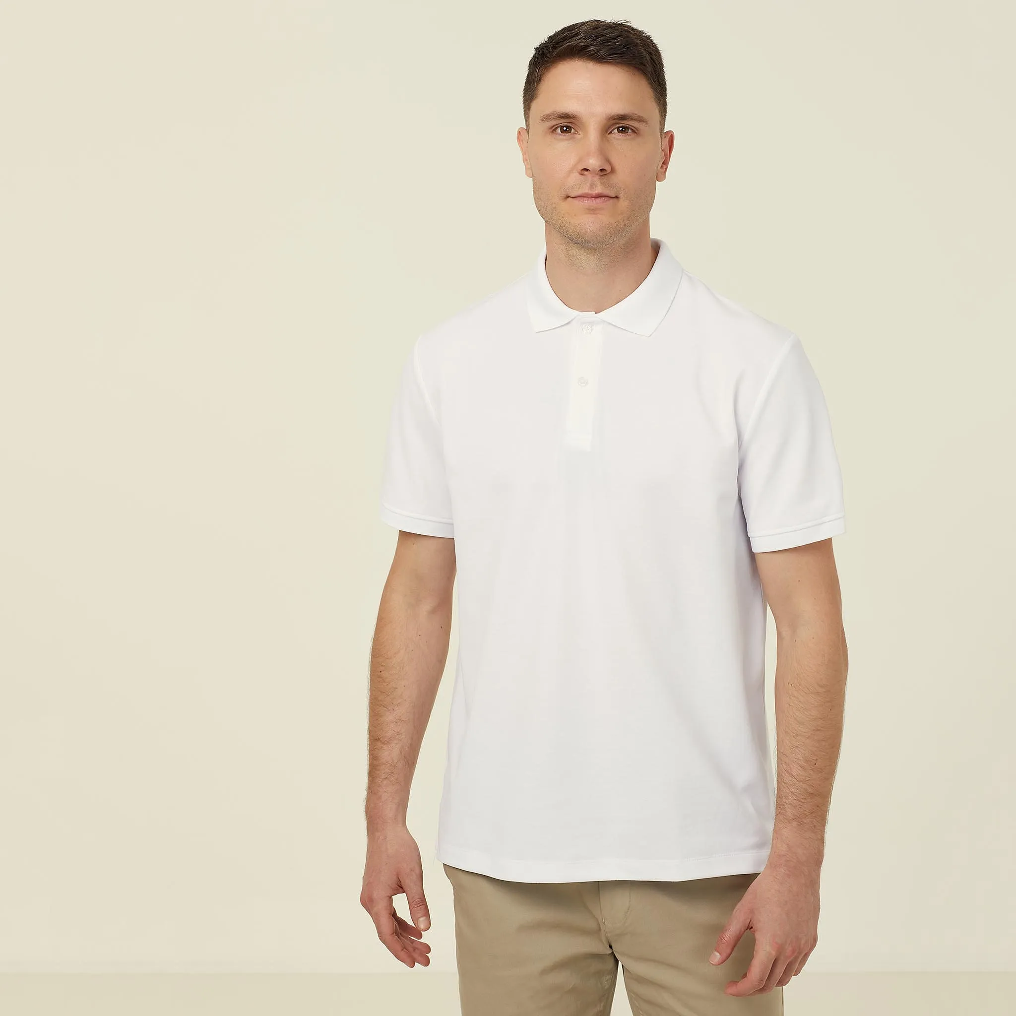 Antibacterial Polyface Short Sleeve Polo