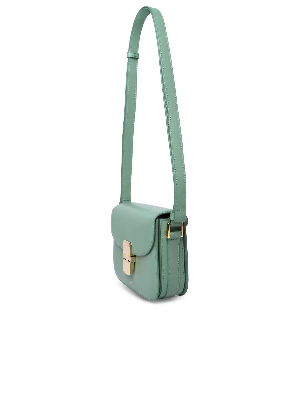 A.P.C.    A.P.C. 'Grace' Mini Crossbody Bag In Green Lear
