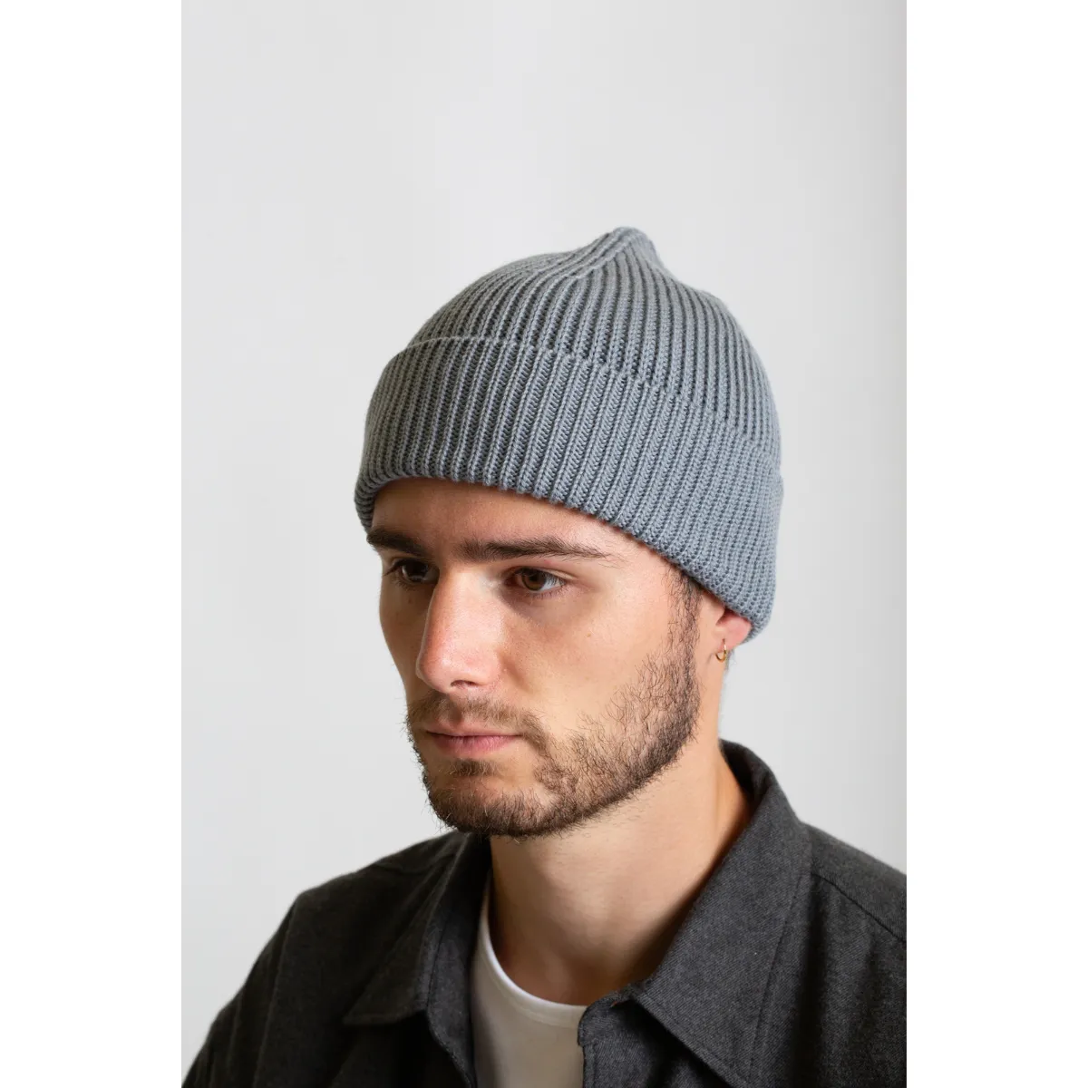 Arpenteur   Vicko Wool Beanie Concrete