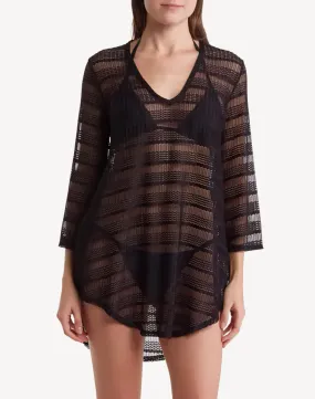 Arrow Chevron V Neck Tunic Cover Up