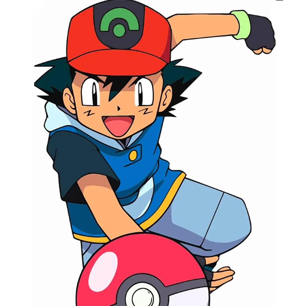 Ash Ketchum Pokemon Cotton Blue Vest