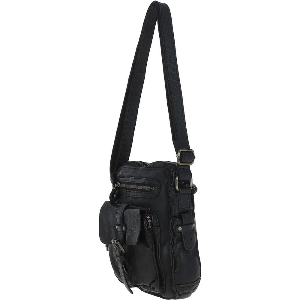 Ashwood Medium Travel Flight Bag Black: SERGIO N