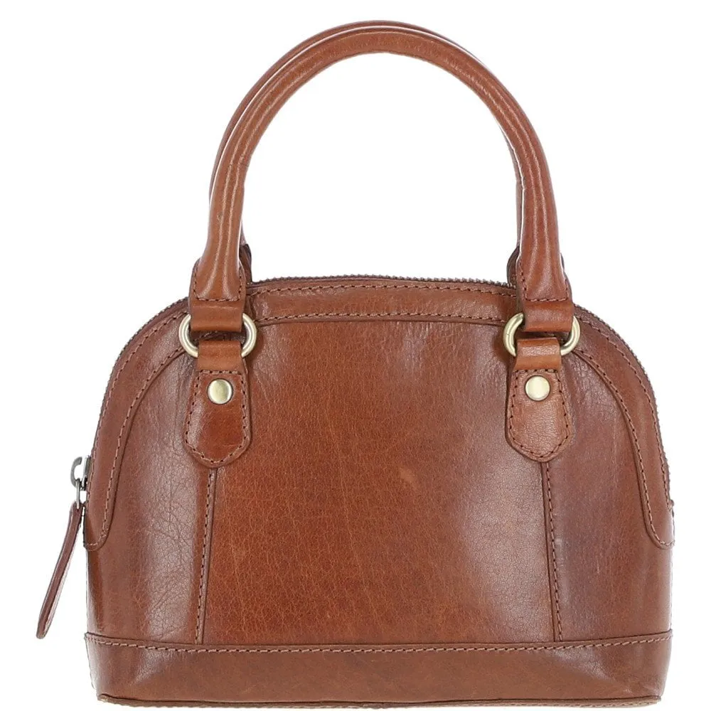 Ashwood Womens Small Leather Tote Bag Honey: T-82