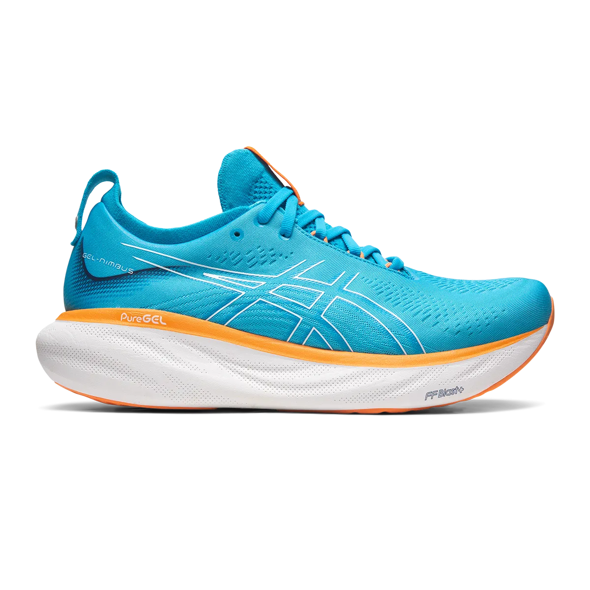 Asics Gel Nimbus 25 - Island Blue - Sun Peach