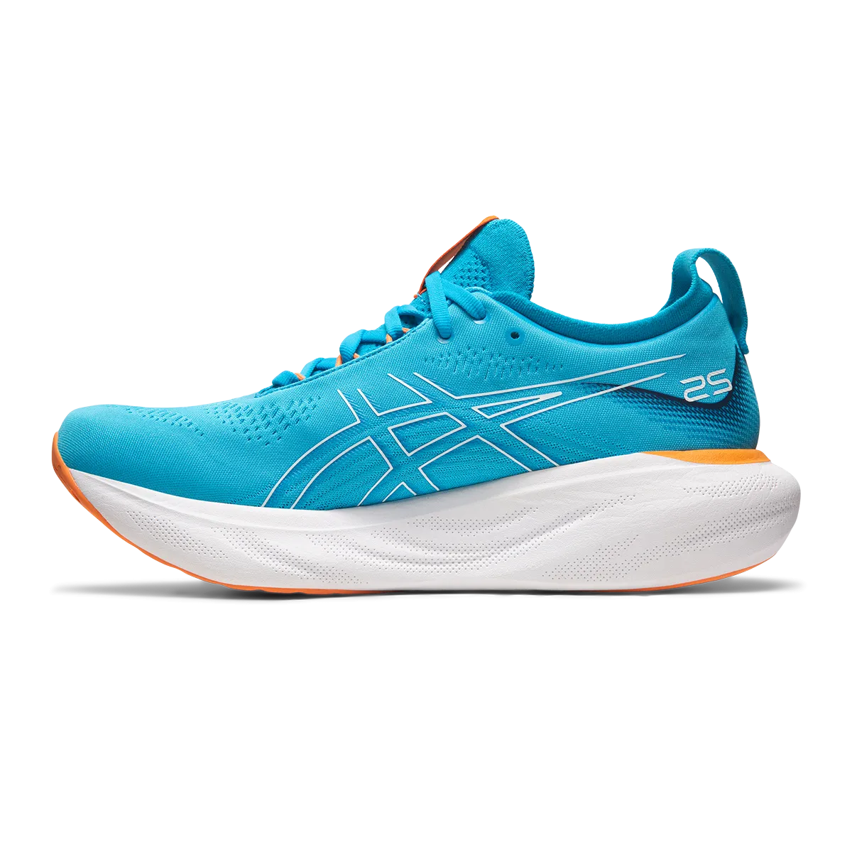 Asics Gel Nimbus 25 - Island Blue - Sun Peach