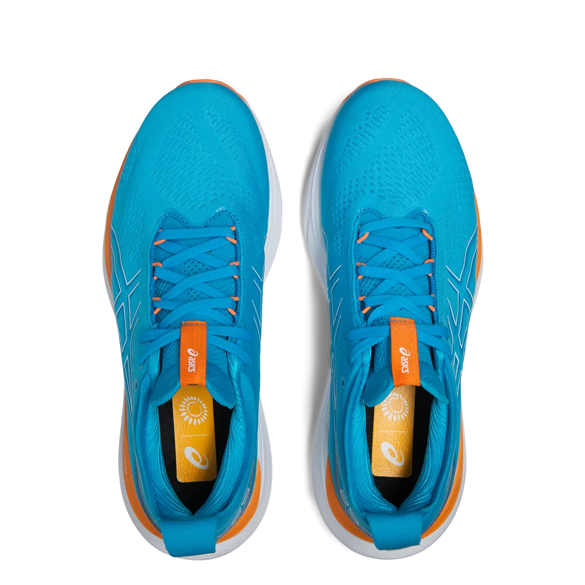 Asics Gel Nimbus 25 - Island Blue - Sun Peach