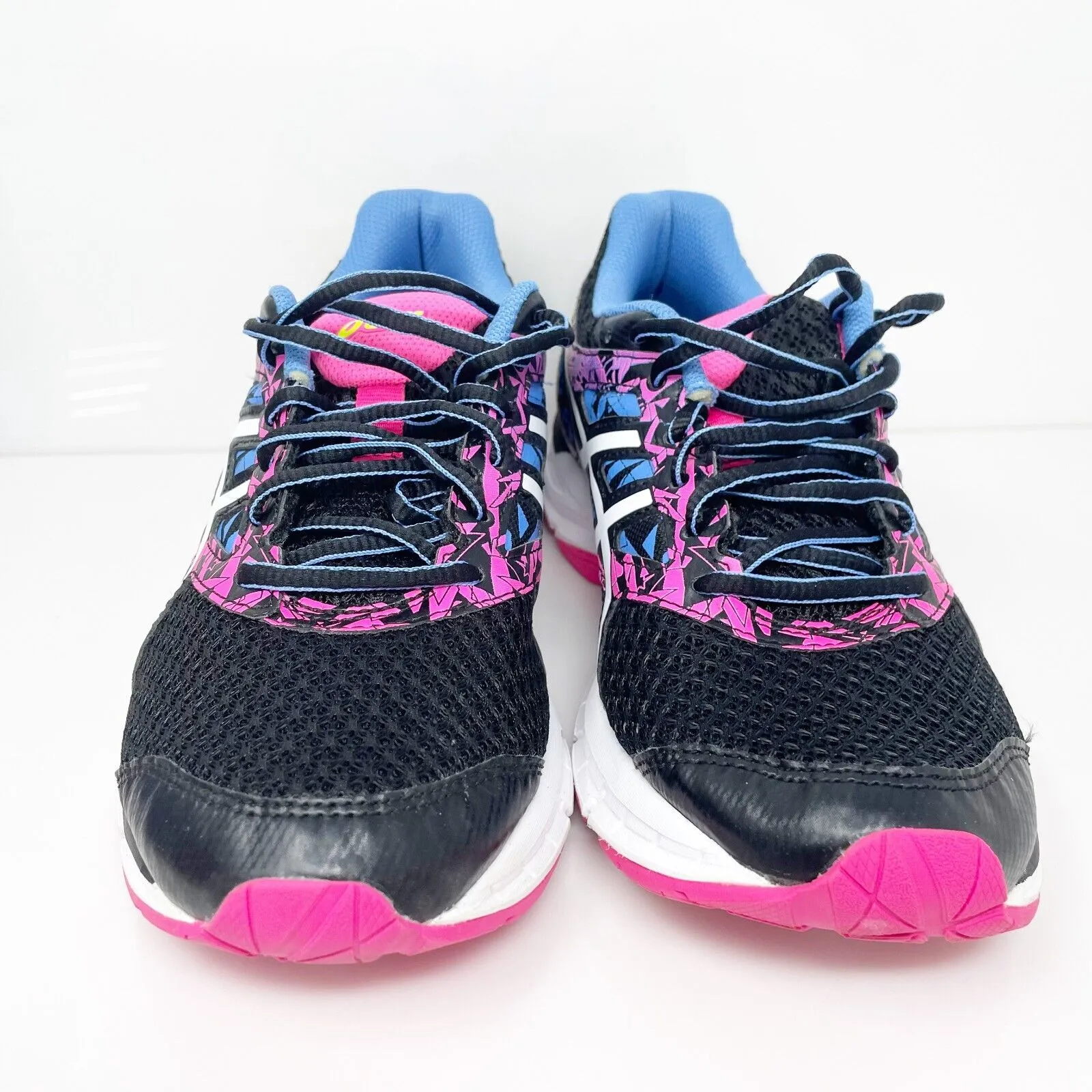 Asics Womens Gel Excite 4 T6E8Q Black Running Shoes Sneakers Size 9