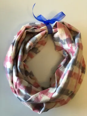  Assorted Plaid Infinity scarf  