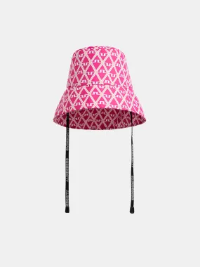 Astrid Bucket Hat / Geo Fuchsia Purple