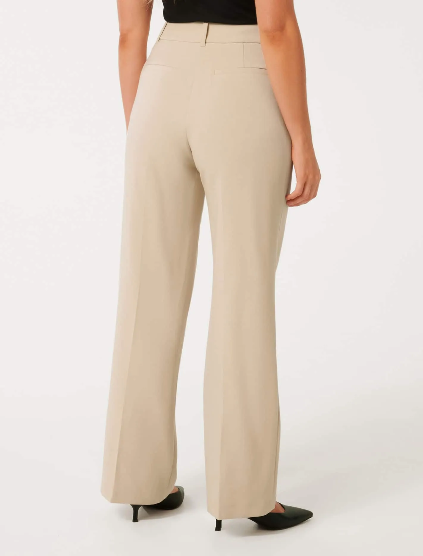 Ava Petite Straight-Leg Pants