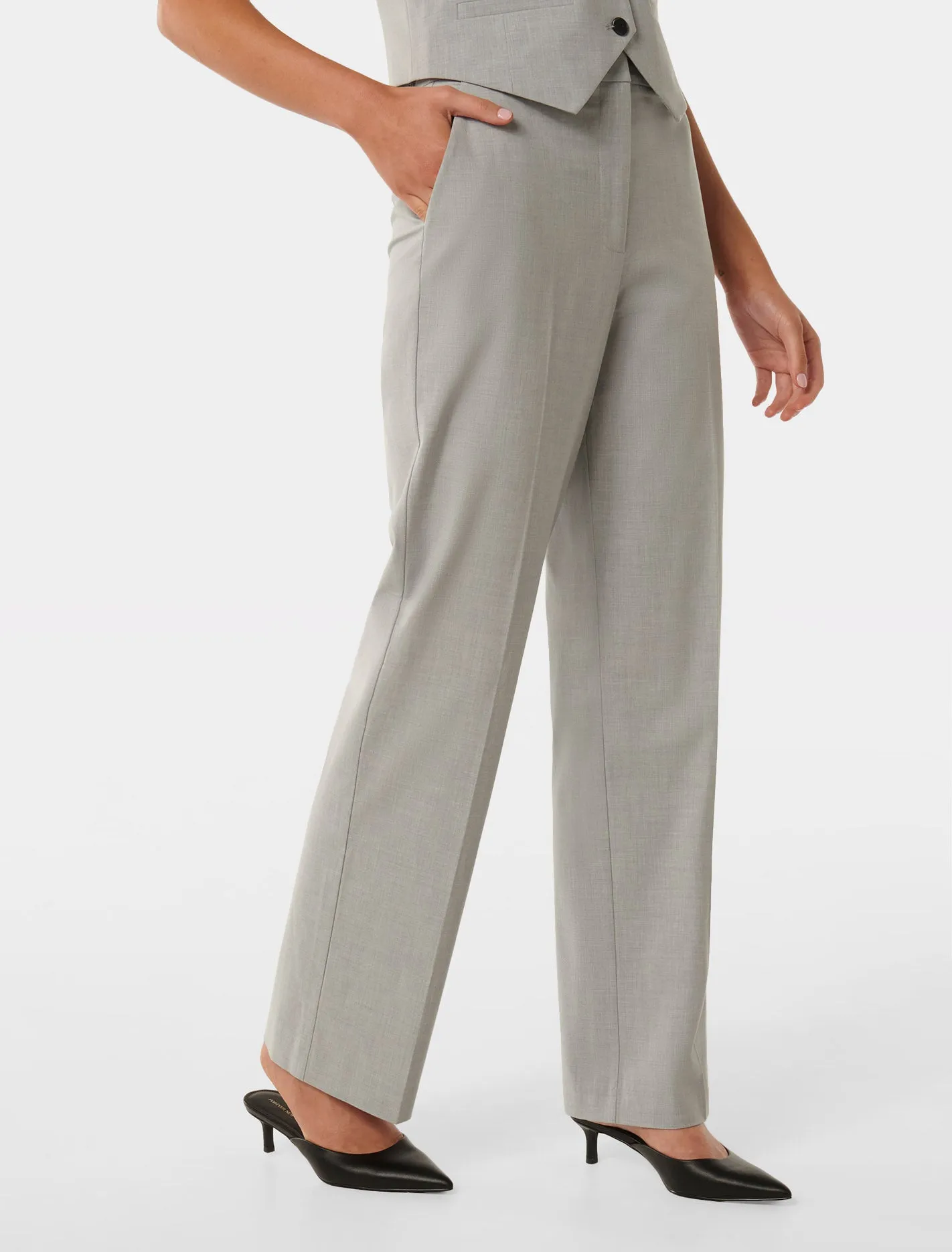 Ava Straight-Leg Pants