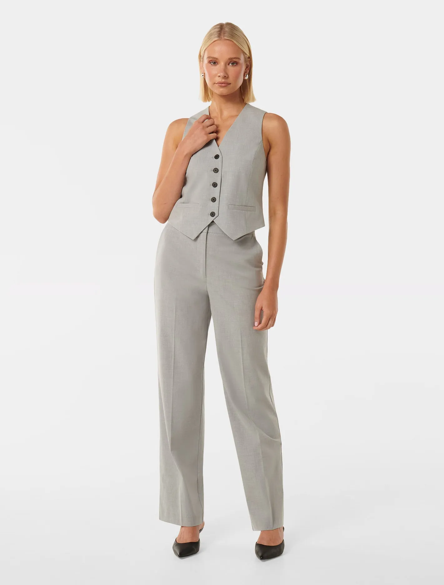 Ava Straight-Leg Pants