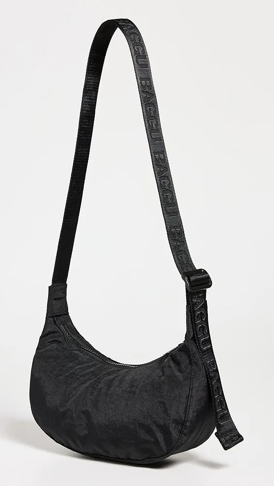 BAGGU   Small Nylon Crescent Bag 