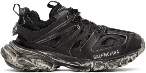 Balenciaga Black Faded Track Sneakers