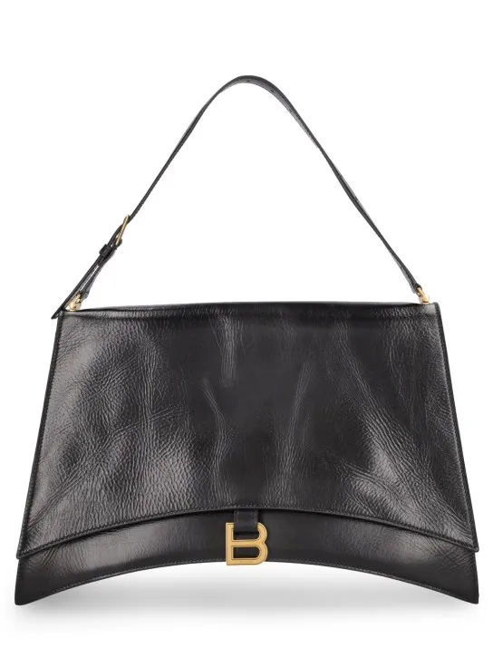 Balenciaga   Large Crush Sling leather shoulder bag 