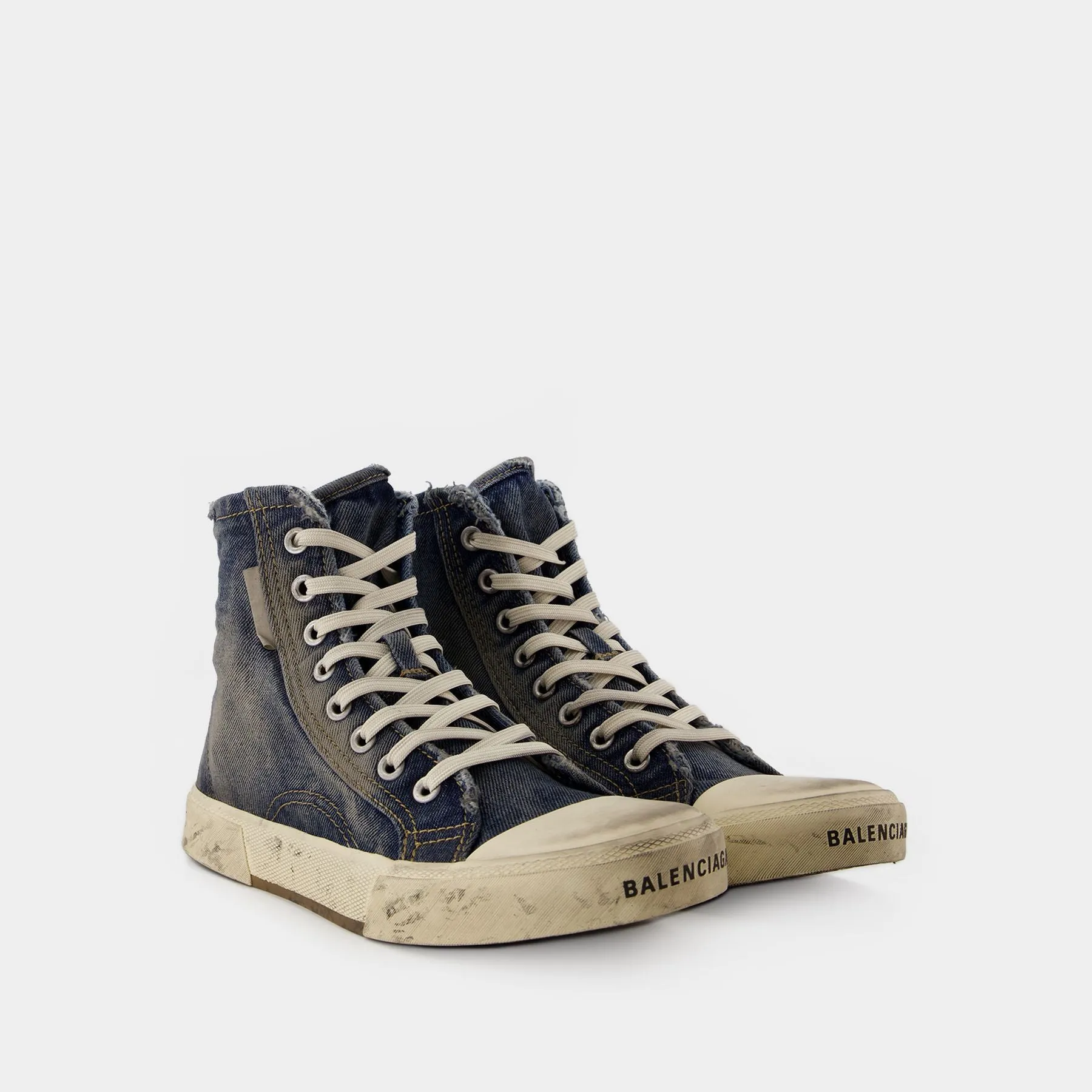 Balenciaga  Paris High Top Sneakers - Balenciaga - Canvas - Mid 90's Blue