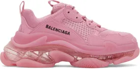 Balenciaga Pink Triple S Sneakers