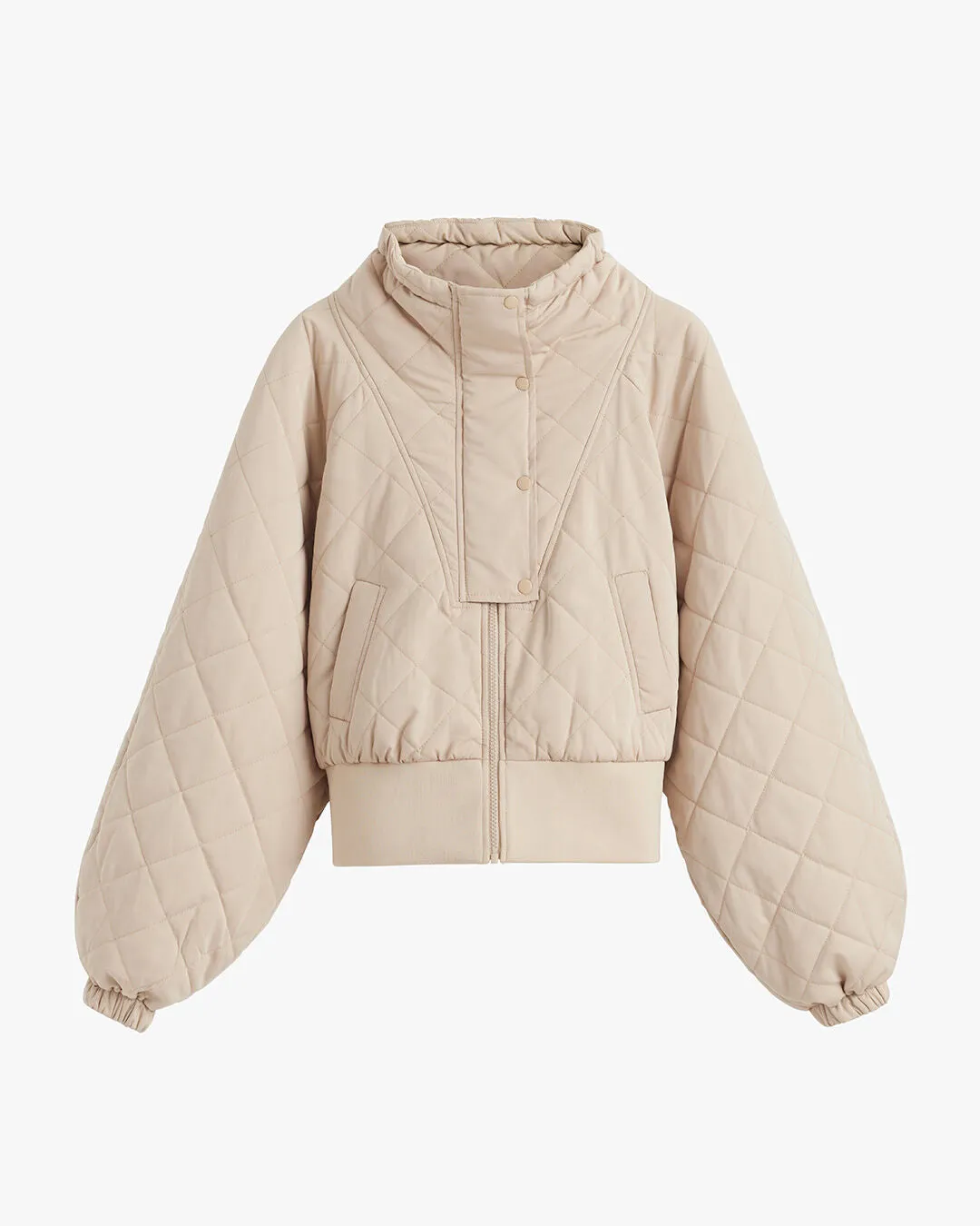 Balloon Sleeve Light Puffer