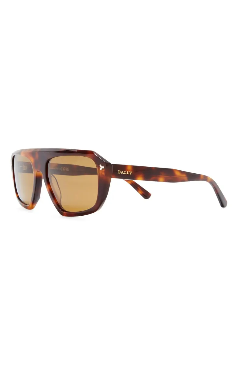 BALLY GEOMETRIC 58MM SUNGLASSES