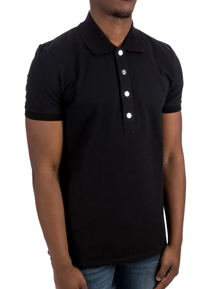 Balmain Monogram Polo Shirt | Credomen