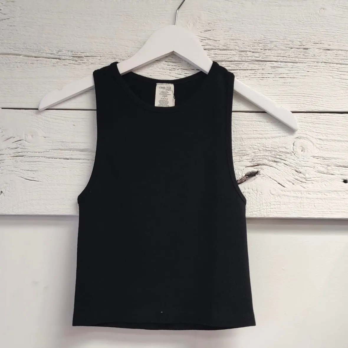 Bamboo Rib Tank | Black