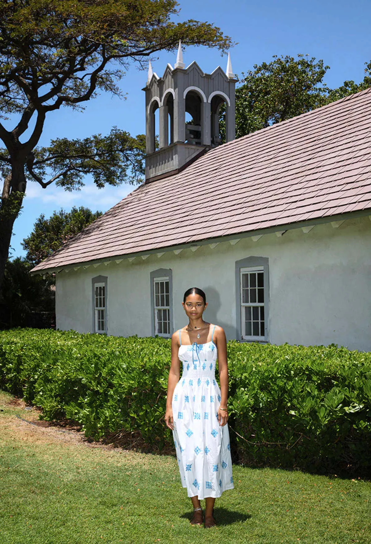 Barbara Dress - Sky