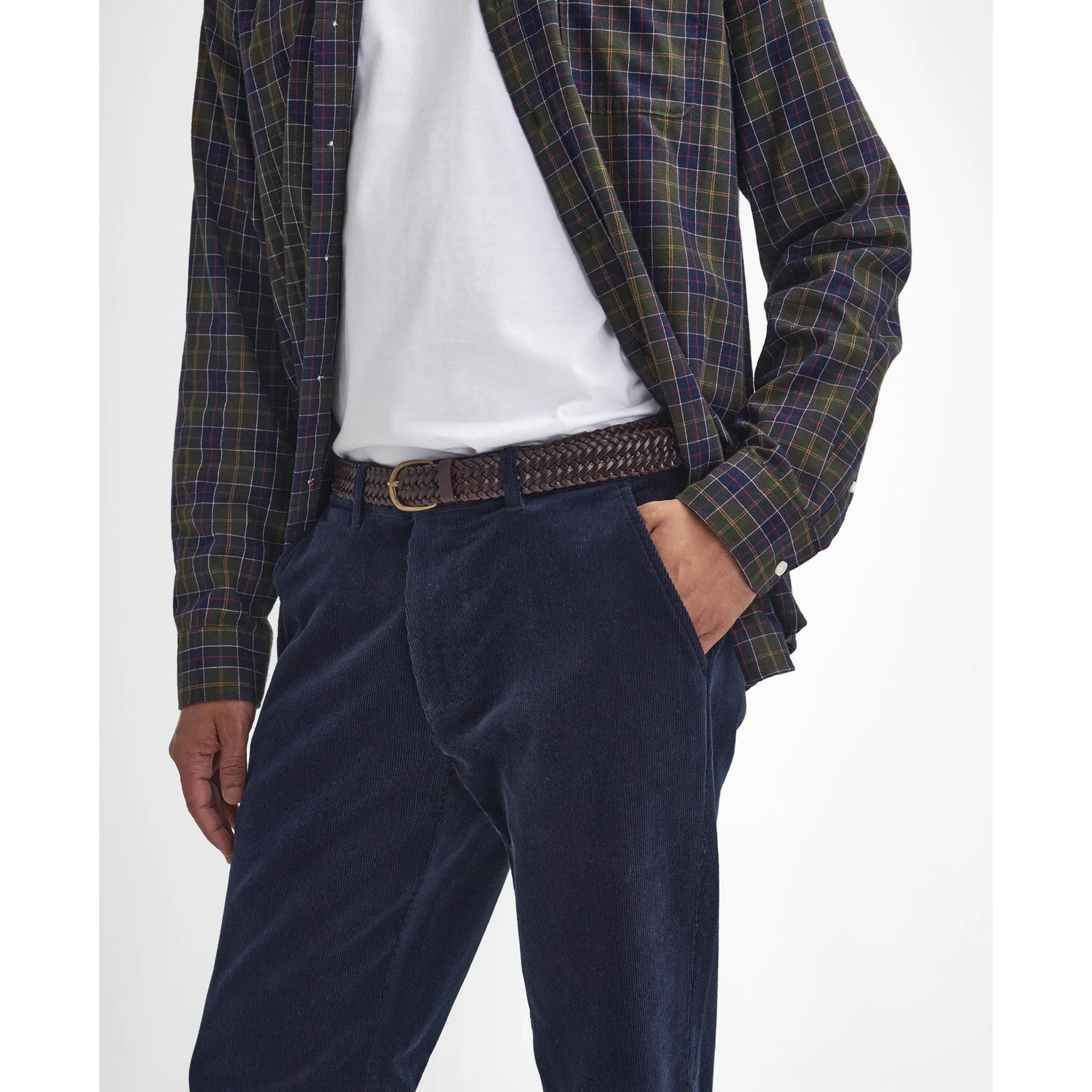 Barbour Stretch Cord Tailored Trousers MTR0739NY91 Navy