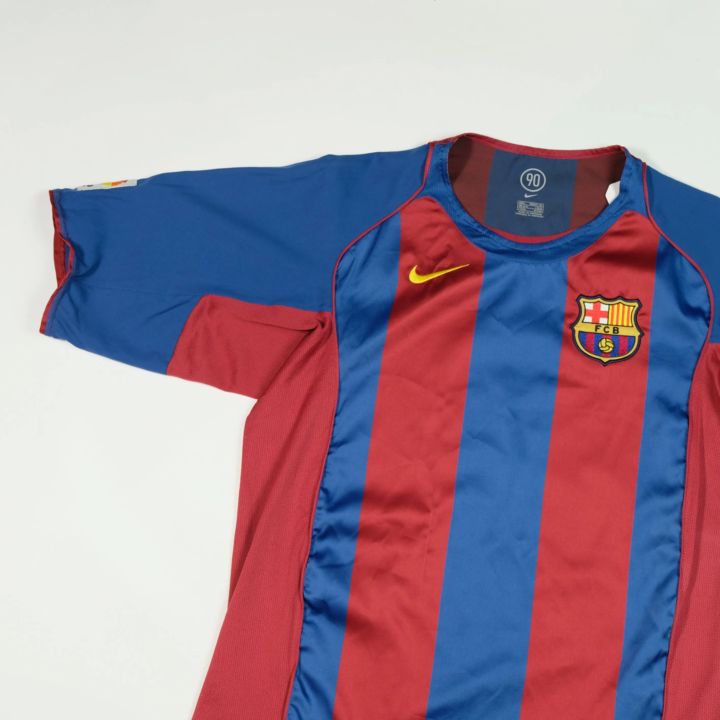 Barcelona Ronaldinho 10 Original 2004/2005 Home Football Shirt Large