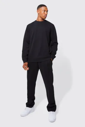 Basic Interlock Sweatshirt & Sweatpant Tracksuit