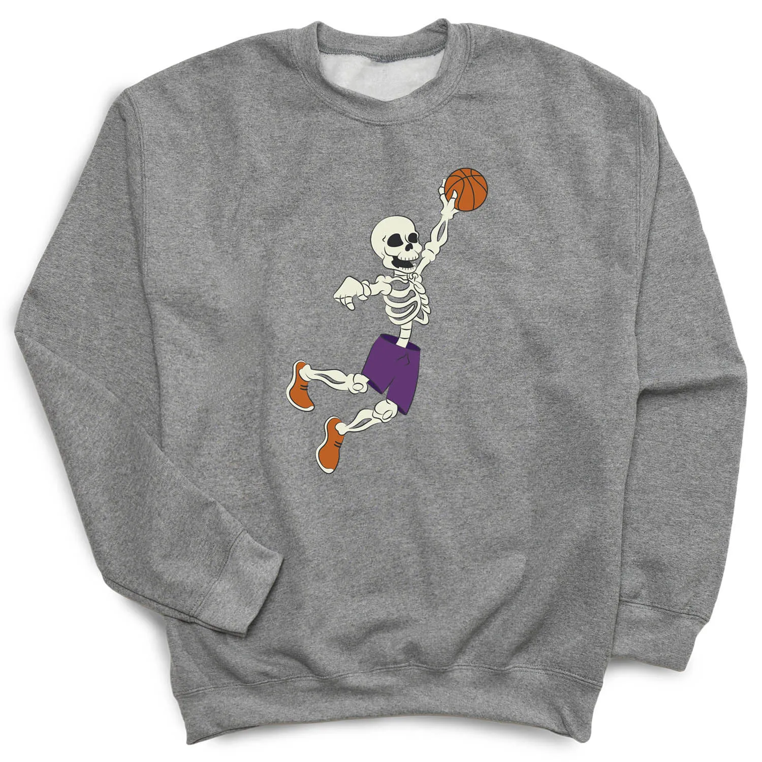Basketball Crewneck Sweatshirt - Bones Baller 