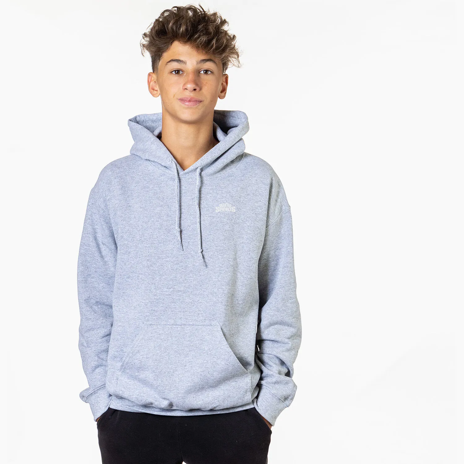 Basketball Hooded Sweatshirt - Nothing But Net (Back Design) 