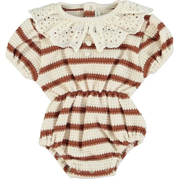 Bebe Organic Agnes Romper, Nostalgia