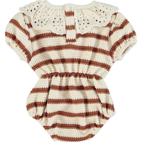 Bebe Organic Agnes Romper, Nostalgia