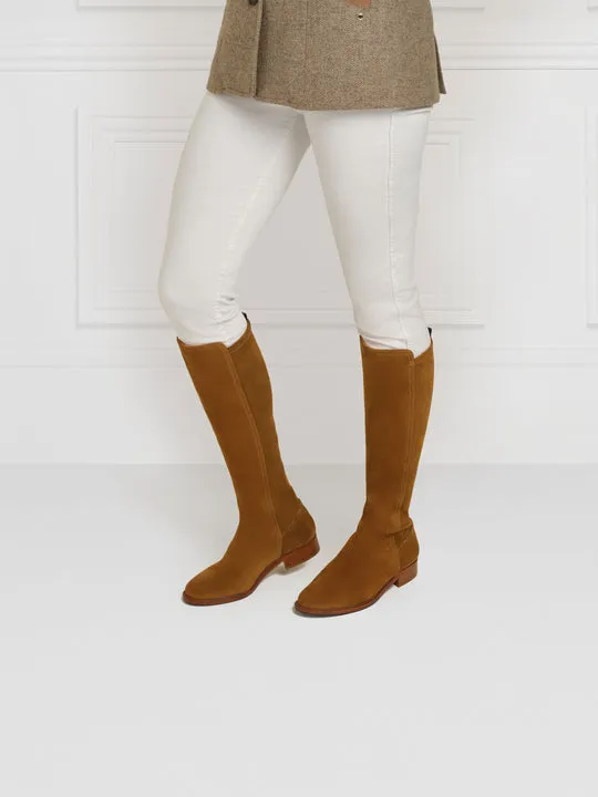 Belgravia       30% Off   |   Save £109.50  tan Flat Knee-high Boots        - Regular Fit